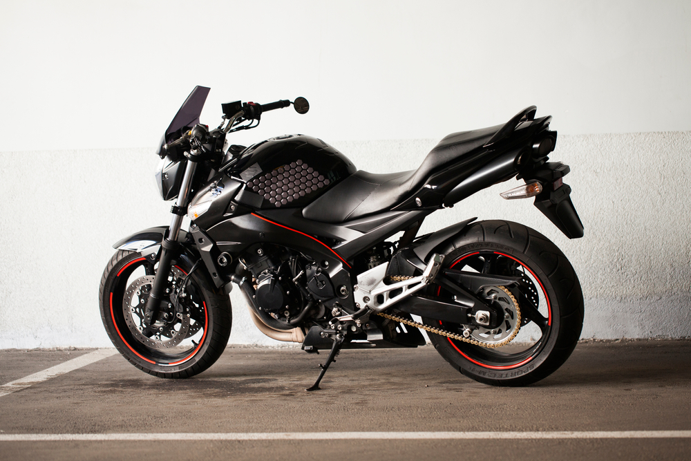 sleek motorcycle